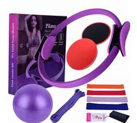 Solinder Anillo de pilates para entrenamiento en casa, pilates y pelotas, bandas de resistencia y más, perfecto para el equipamiento de pilates en casa