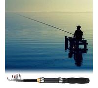 Solinder Caña de Pescar con EAV de 1,5 M, Hermoso Revestimiento, Asiento Rueda Duradero, Ideal para Pesca en Hielo y Pesca en Mar con Material ABS 1 X Caña Pescar (. Madre)