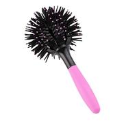 Solinder Cepillo de Pelo de Bola Redonda Masaje del Cuero Cabelludo 3D Cepillo Rizador Forma Esférica para Niñas, Cabello Suave y Brillante, Resistencia Al Calor 140 ℃, 1 Pieza para Peinado Cabello