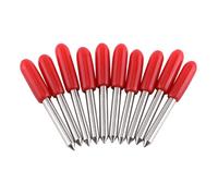 Solinder Cuchilla de Trazador, Cuchilla Cortadora de Carburo Cementado para Corte Vinilo, 30 Grados 45 Grados 60, Alta Dureza, Larga Vida útil, Corte Precisión (45°)