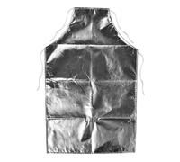 Solinder Delantal de Papel de Aluminio Resistente Al Calor a 1000 °C, Estilo con Cordones, Refleja el 95% del Calor, Resistente y Al Desgaste, contra la Radiación Ca