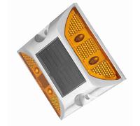 Solinder Distancia de Visión Duradera de la Lámpara los 500m la Calzada Prenda Impermeable LED Luz Solar del Perno Prisionero del Camino Al Aire Libre