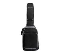 Solinder Funda para guitarra de 12 mm, funda impermeable contra el polvo, bolsa suave de tela Oxford 600D, bolsa de concierto para bajo eléctrico, correas transpirables, bolsillo de almacenamiento