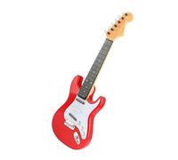 Solinder Guitarra Eléctrica para Niños, Mini Instrumento Musical de Juguete para Niños Apasionados por la Música, Ligero y Portátil una Diversión sin Fin (Roja)