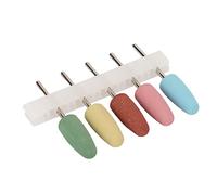 Solinder Juego de Removedor de Cutículas Silicona con Broca para Uñas, 5 uds., para Artistas Uñas y Principiantes, Almacenamiento Portátil