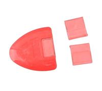 Solinder Juego de Tiza de Sastre Triangular Profesional para Ropa, Calzado, Marcado Costura, 4 Colores Adecuados para Sastres Domésticos, Material Plástico en Polvo (Rojo)