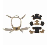 Solinder Kit de Acolchado de Espuma Viscoelástica para Casco con de Suspensión de Dial para Casco, Correa la Barbilla Rápido, Esponja de Nailon, Ligera, Fácil (Esponja de Barro y suspensión)