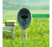 Solinder Medidor de Humedad de 3 en 1 con Sensor PH y Medidor Luz | Ligero, portátil, uso interior y exterior, Lecturas precisas, No requiere batería, Fácil de operar