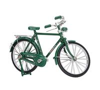 Solinder Modelo de Bicicleta de Aleación Vintage 1:10, Simulación en Miniatura con Inflador para Decoración del Hogar y Opción Regalo para Niños y Amigos (Verde)