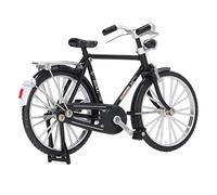 Solinder Modelo de Bicicleta de Aleación Vintage 1:10, Simulación en Miniatura con Inflador para Decoración del Hogar y Opción Regalo para Niños y Amigos (Negro)