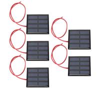 Solinder Panel Solar Mini 2V 150mA con Cable de 30CM | Fácil instalación, adecuado para luces solares, buen rendimiento, peso ligero nergética, alto factor de