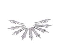 Solinder Punta de Caligrafía de Metal Alto Rendimiento, 10 Piezas Repuesto para Diseño Corte Alambre, Punta Bolígrafo Tinta para Principiantes en Cómics, Fácil Instalar, Material Duradero Uso a