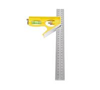 Solinder Regla de Ingeniero Multifuncional, Escuadra Ajustable de 300 Mm | Construcción de acero inoxidable, medición precisa, diseño de calibración claro, ergonómico para facilitar su uso.