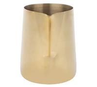 Solinder Taza de Espuma de Acero Inoxidable con Escala Medición, Elegante Jarra Leche para café con Leche en Casa, 350ML y 600ML (350ML (escala))