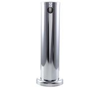 Solinder Torre de Cerveza Torre de Cerveza Barril Dispensador (Una cara) | Dispensador Kegerator de Acero Inoxidable, Herramienta de Barra Casera Resistente a la Oxidación con Grifo Individual Doble