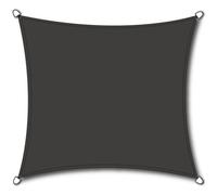 Solino Sombra De Sol Set Cuadrado 3,6m Gris + Accesorios Para La Sombra