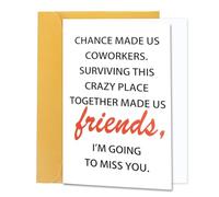 Solinorex Tarjeta de Despedida de para Colegas con Sobre de Pergamino y Cera de Sellado - Tarjeta de Agradecimiento Personalizable para Cambio de Trabajo, Jubilación o Saludos Navideños