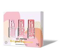 Solinotes - Juego de perfume de regalo para mujer - Freesia, flor de cerezo y rosa Eau de Parfum Trio (15 ml cada uno) - Fragancia floral de larga duración, regalo ideal para cumpleaños, vacaciones o