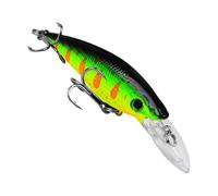 Solio de Pesca robótica, señuelos de Pesca para el bajo | Cebos de natación Animados 3D | Crankbaits de de Dura, Kit de Aparejo de Peces de Agua Salada Que hundía Lento para la Percha de Las tru