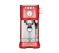 Solis Cafetera espresso Barista Perfetta Plus 1170 - Máquina portafiltros - Manómetro - Boquilla de vapor/agua caliente - Regulador de temperatura - Portafiltro de 54 mm - Caño doble - Rojo