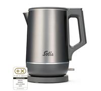 Solis Eco Boil Hervidor (Tipo 5520) - silencioso y rápido, hasta 25 % más eficiente con sistema 3D, 0,2 L mínimo, doble pared, sin BPA y fácil de limpiar