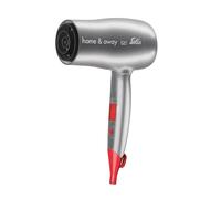 Solis Home & Away 3791 - Secador de pelo de viaje - Tecnología iónica - Incluye boquilla Ondulante - 1800 W - Antracita/Rojo