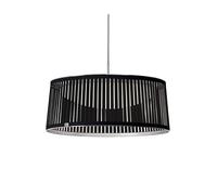 Solis Tambor 24 Lámpara Colgante Negro