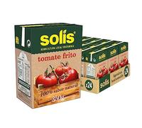 SOLÍS Tomate Frito Clásico Brick - Pack de 24 x 350g - Tomate sin gluten