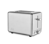 Solis Tostadora tipo 8002 – 2 ranuras extragrandes, 925 W, acero inoxidable, plateado
