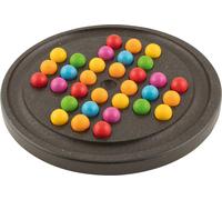 Solitaire: Ø 20 cm, Holz, lasiert, 33 Kugeln, per Stück (Importación USA)