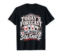 Solitaire Card Game Funny Card Playing Cards Lover Camiseta