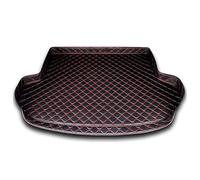 SOLIUMODYY Coche Alfombrillas de Maletero,para Benz GLB 7 Places (Avec poches Filet Des Deux côtés) 2020-2024 Auto Tronco Protector Cubre Funda Impermeable, Resistente al Desgaste,Black Red