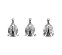 Sollee 3pack Angel Moto Guardián Campana Angel Guardián Campana Llavero Moto Buena Suerte Campanas Riding Campanas Moto Accesorio para Motociclista