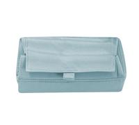 Sollee Estuche organizador de lápices | Estuche de lona de gran capacidad, bolsa de almacenamiento de lápices de lona, organizador multifunción para tarjetas, artículos de papelería, Blue, Refer to