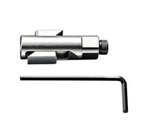 Sollee Herramienta Extractor de Tuberías Llave Inglesa Ajustable Metálica | Herramienta para Extraer Rosca Rota de Grifo para Perno Grifo Válvula Angular Garaje Baño Cocina y