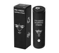 Sollee Hilo para cejas, Hilo para enhebrar cejas, Cuerda medidora de cejas, Herramienta de mapeo de puntos de cejas, hilo de belleza de tinta negra portátil para mujeres, niñas, hogar, salones
