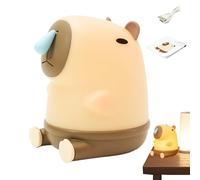 Sollee Luz Nocturna Para Niños,Iluminación Ambiental Capibara Mocoso | Capibara Divertido Que Se Enciende,Para Sala Mesita De Noche Residencia Universitaria Guardería Mesa De Cabecera Escritorio