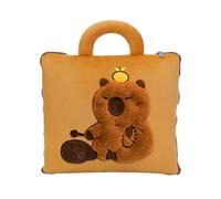 Sollee Manta De Viaje Compacta | Manta Capibara 2 en 1 para Viajes en Avion - Soporte Compacto para Cabeza y Colchoneta para Dormir Niños Adultos Bebés | Siesta Oficina Colegio Hogar Viaje Negocios