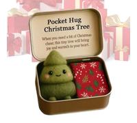 Sollee Muñeca de Navidad - Decoración con Tema de Navidad - Tarjetas con Mensajes Inspiradores,para Mujeres, Hombres, Amigos, Novios, Compañeros de Trabajo, Adultos y Pascua