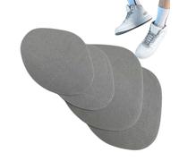 Sollee Parches adhesivos para zapatos, almohadillas de cuero sintético para zapatos, parche invisible para agujeros de tenis, parche adhesivo para el talón, protector protector de talón para