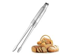 Sollee Pinzas de comida para servir, abrazadera antideslizante de acero inoxidable, pinzas de cocina de metal, para picnic, catering, hogar, bufé, restaurante, fiesta, parrilla al aire libre, camping