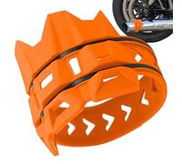 Sollee Protector De Tubo De Escape De Moto,Anillo Antiescaldaduras para Tubo de Escape de Moto | Anillo Elástico de Silenciador para Automóvil con Cubierta Protectora para Adultos