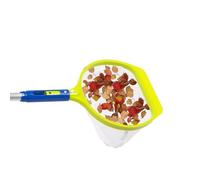 Sollee Red Skimmer para Piscina - Herramienta De Limpieza con Mango Ajustable,Redes Recojehojas para Piscinas | para Acuario, Pesca, Desechos, Hidromasaje, Jardín Trasero, Patio Y Lago
