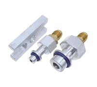 Sollee Tapon para Prueba de Fugas de Aire Acondicionado de Coche | Conector para Manguera de Detección de Fugas - Tapón De Prueba Para Tuberías De AC Para Mantenimiento De Vehículos En Talleres