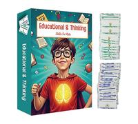 Sollee Tarjetas Educativas para Niños | Juguetes De Resolución De Problemas Y Cuentos - Juego Compacto Interactivo para Niños Y Niñas De 3 A 8 Años para Viajes Y Aula