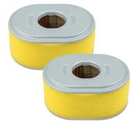 SOLLON 2PCS Filtro de aire 17210-ZE0-505 para Honda GX110 GX120 3.5HP 4HP Motor OEM Filtro de aire y prefiltro Plus # 17210-ZE0-820 17210-ZE0-821 17210-ZE0-822