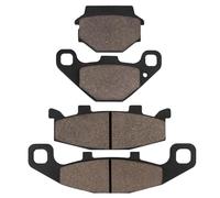 SOLLON Pastillas de freno delanteras y traseras para KLE 500 KLE 500 1991-2007 GPZ 500 S 1994-2001 KLE 250 KLE250 1995 1997 2000 2001 KL 650 1989-1992 KAWASAKI ZZR 250 1990-2001