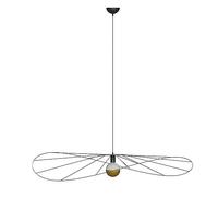 Sollux Eskola Lámpara de techo colgante con estructura de alambre negra