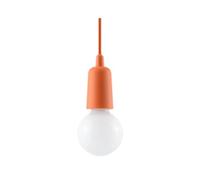 Sollux Lighting Diego lámpara colgante 1x60 W naranja SL.0584