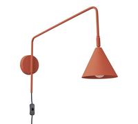 Aplique de pared Nox Rojo Ocre